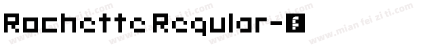 Rochette Regular字体转换
